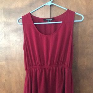 Forever21 Red High-Low Summer Dress